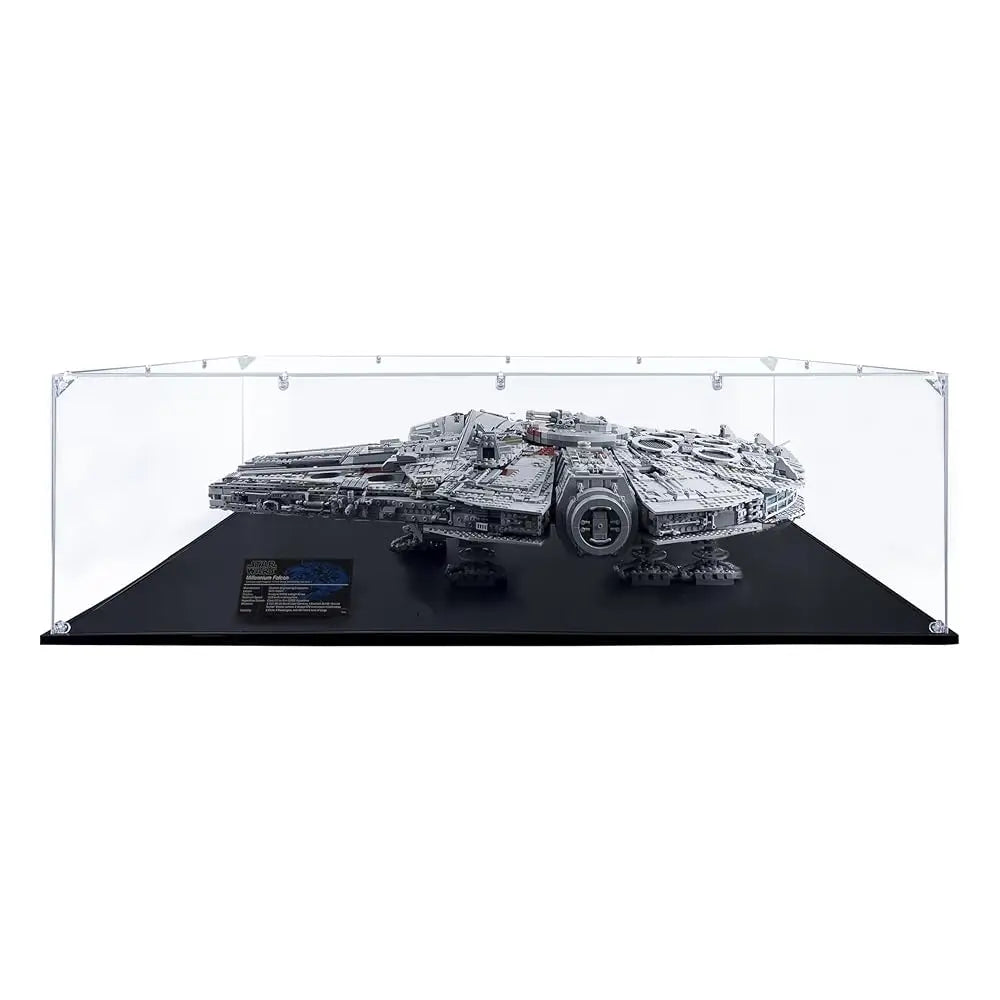 Acrylic Display Case Compatible For Millennium Falcon #75192, Dustproof Display Case (Case Only) ( Sets Are Not Luded)