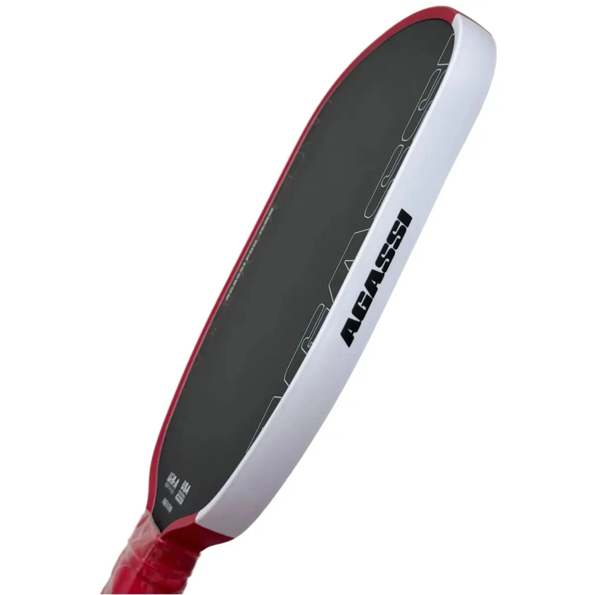 2025 Agassi Pro Shape Tfp Foam 16mm Thickness Gen4 Core Thermoformed Toray T700 Carbon Fiber Pickleball Paddle
