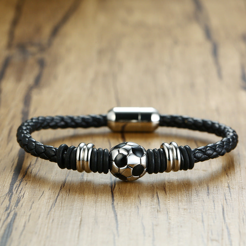 Bracelet Titanium Steel Football Accessories