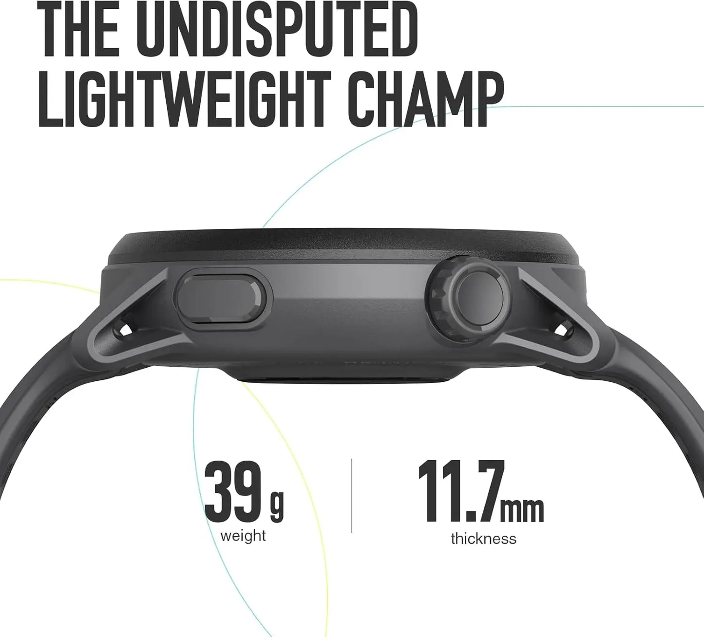 3 Sport Watch GPS, Lightweight and Comfort, 17 Days Battery Life, Dual-Frequency GPS, Heart Rate, Navigation,