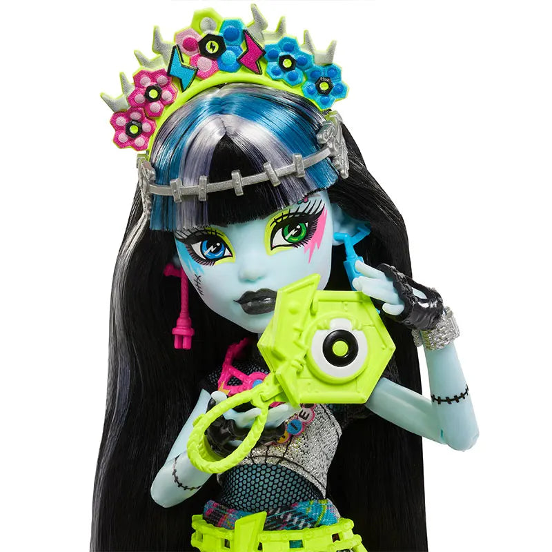 Authentic Barbie Frankie Stein Collectible Figure Gift Toy Perfect for High School Monster Fest Series Anime Cosplay Fans