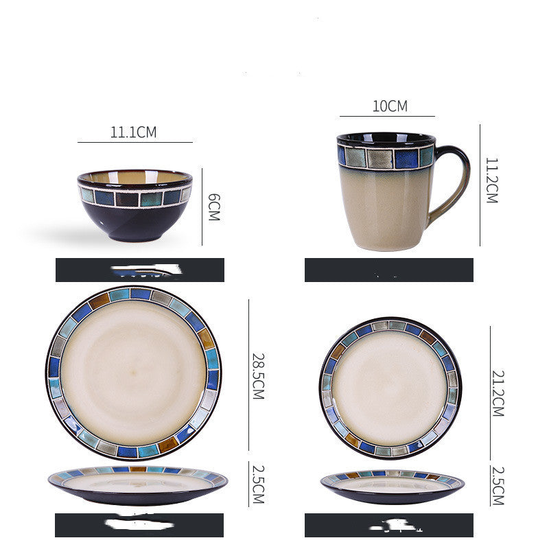 Dish Dishes Western-style Household Dishes Fruit Dishes Flat Dishes Nordic Tableware