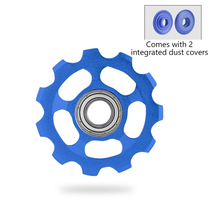 11T MTB Bicycle Rear Derailleur Jockey Wheel Waterproof Durable Ceramic Bearing Pulley AL7075 Road Bike Guide Roller Idler 5mm