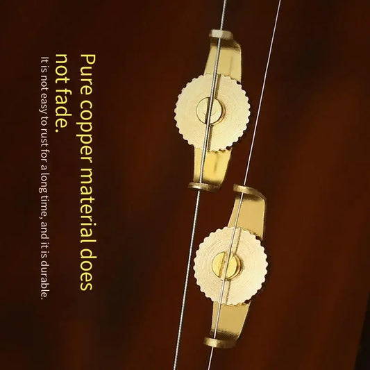 10Pcs Erhu Trimmer Lightweight Fine Tuning String Erhu Fine Tuners Copper Erhu String Adjustment Tools Tuners
