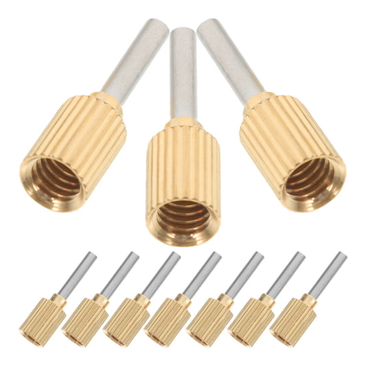 10 Pcs Glue Saver Steel Nozzle Caulk Tube Tips Calking Tool Extension Precision Locator Sealing