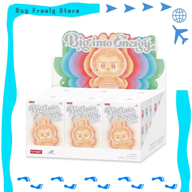 1：1 High Quality Brand New Labubu3.0 Canvas Front High-Energy Series Vinyl Face Plush Blind Box Birthday Gift