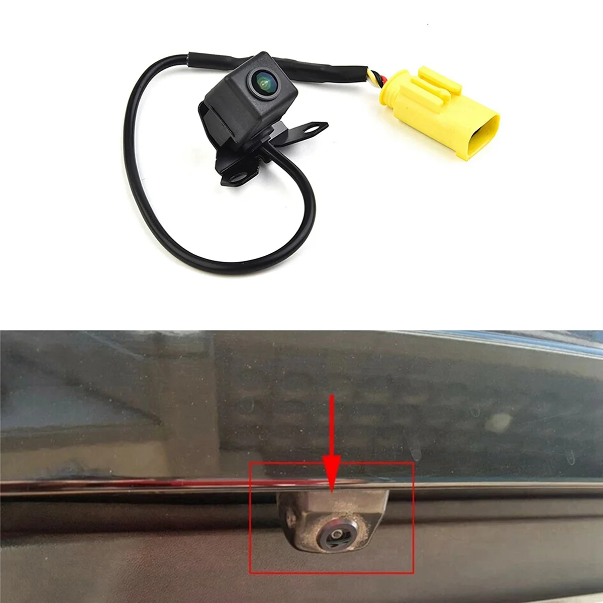 2X for 2011-2016 Rear View Camera Reverse Backup Parking Assist Camera 95750-3W100 / 95750-3W110