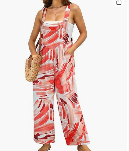 Casual Loose Jumpsuit With Pockets