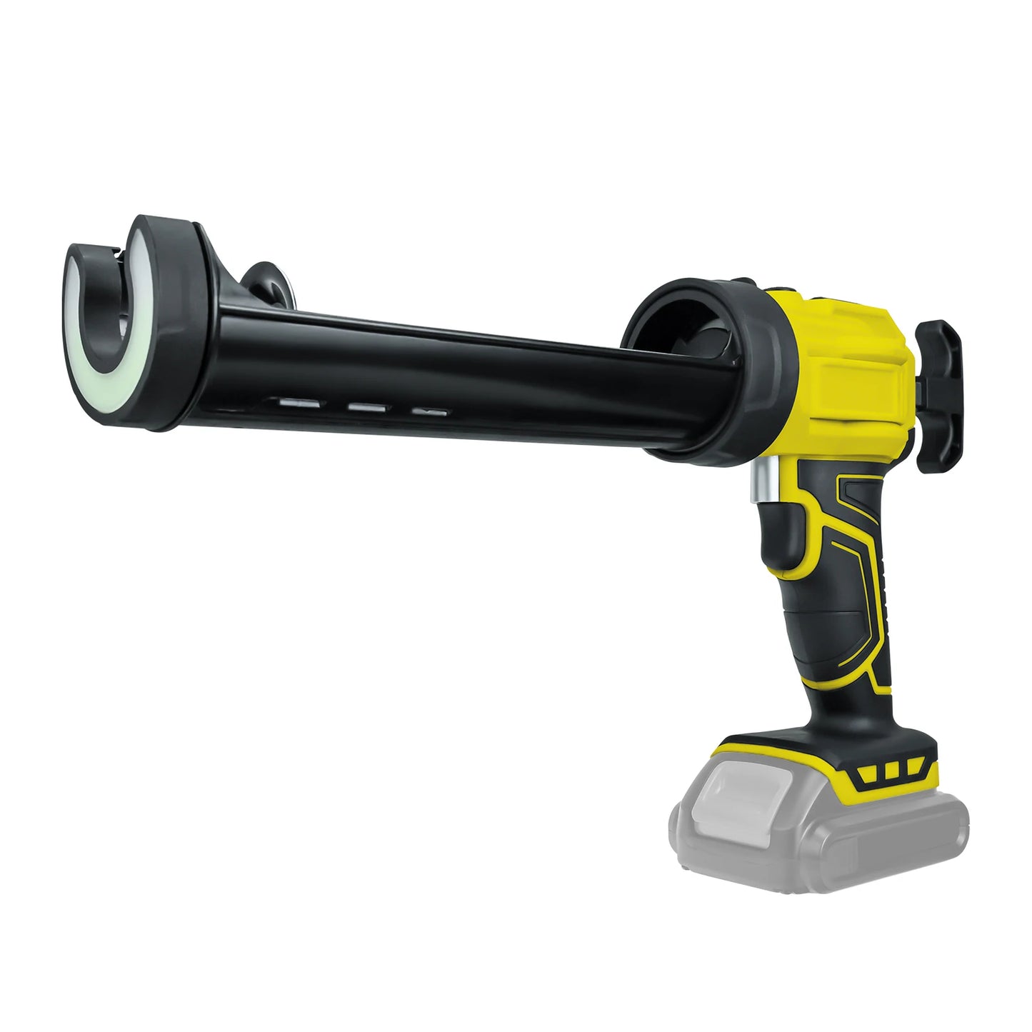 Cordless Caulking Gun 4 Adjustable Speeds Electric Adhesive Gun With LED Light Silicone Gun For Dewalt 20V Battery (No Battery)
