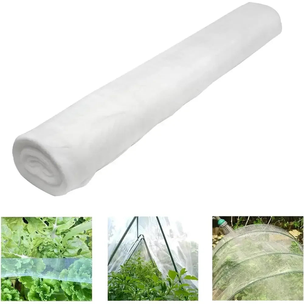 8FT x 100FT Fine Mesh Garden Netting Insects Birds Plant Protection Barrier Covering Greenhouse Fruit