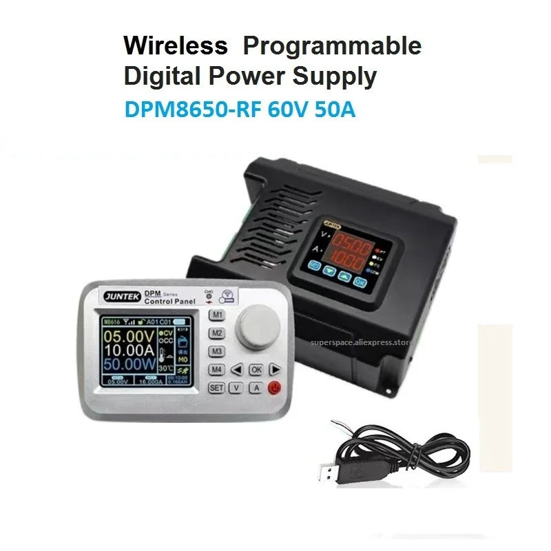DPM8650 485RF DPM8650 60V 50A Remote Control Voltmeter Programmable Power Supply Solar Charging Constant Current Converter TTL