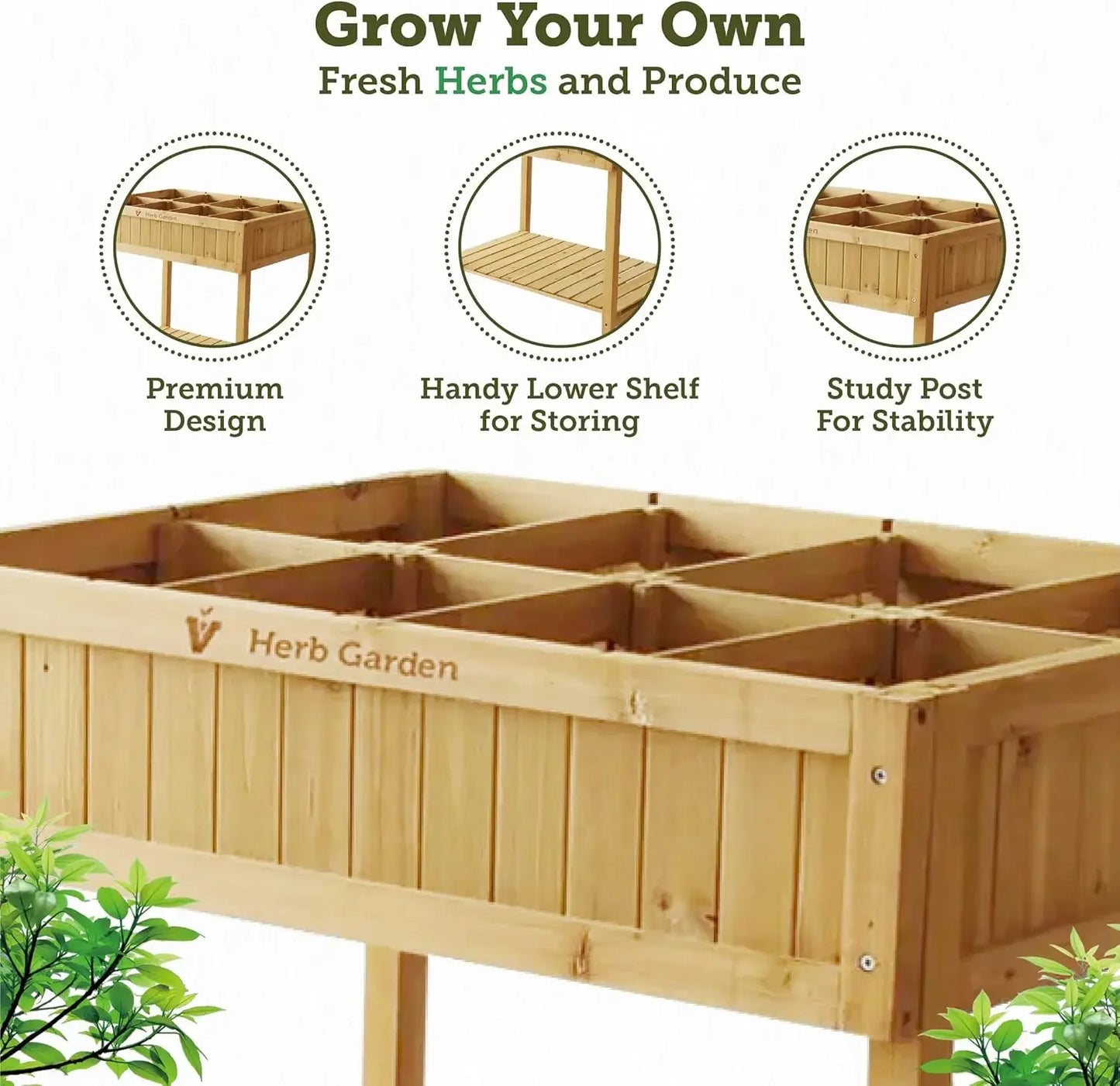8 Pocket Herb Garden