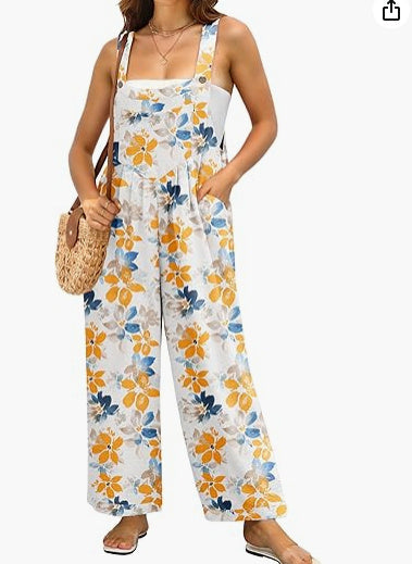 Casual Loose Jumpsuit With Pockets