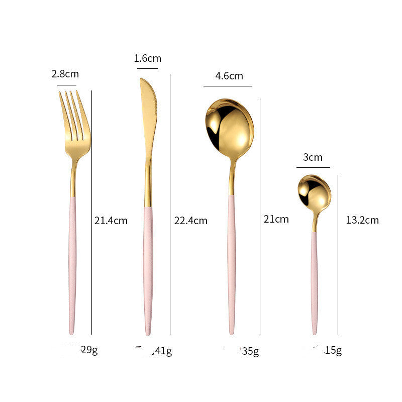 4-piece Stainless Steel Western Cutlery Set