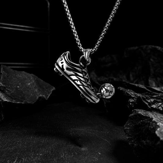 Alloy Sneaker Football Necklace Pendant