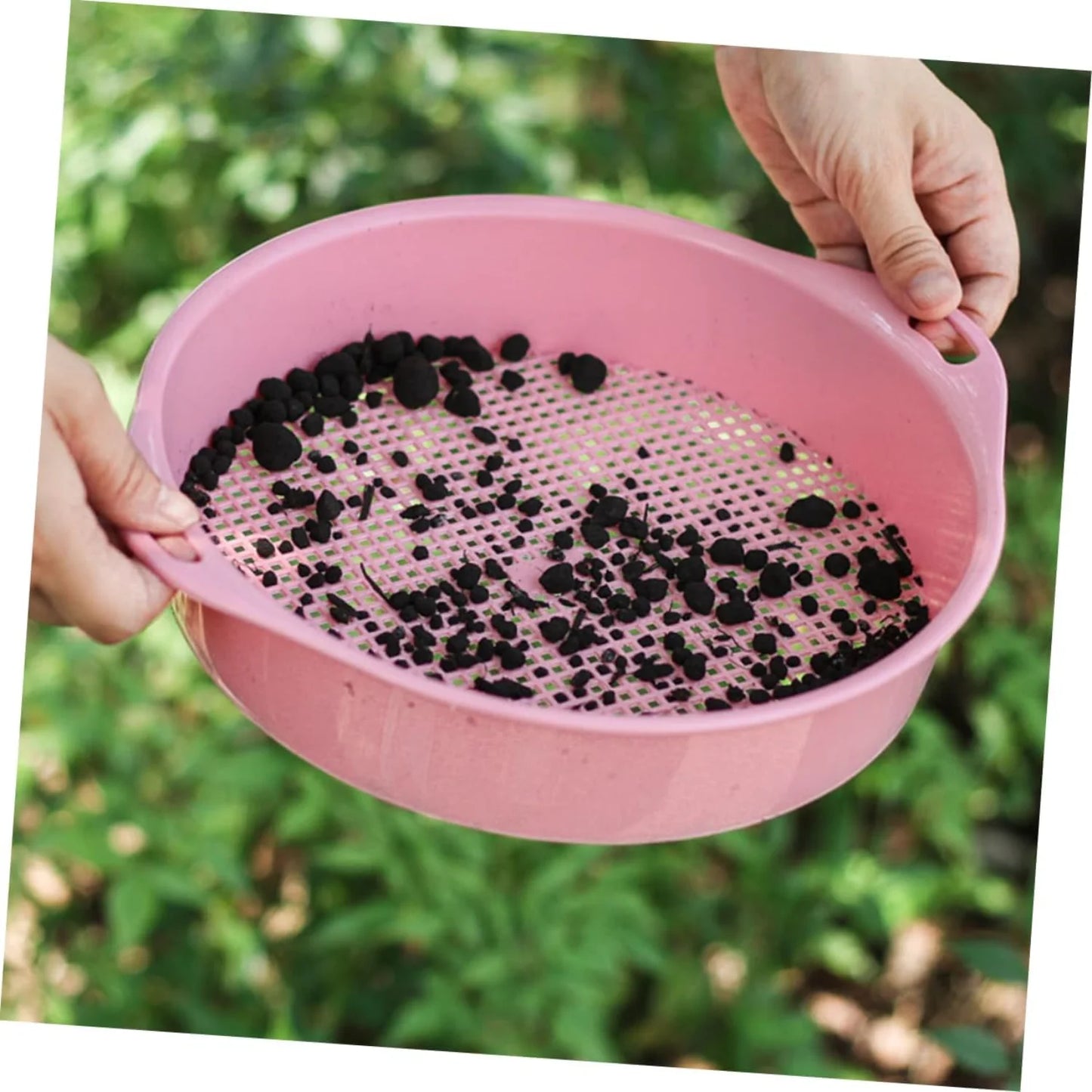 1 Set Gardening Soil Sieve Sifting Tool for Garden Plastic Soil Sieve Shovels Planting Tool Garden Soil Sifter Shovels Gardening