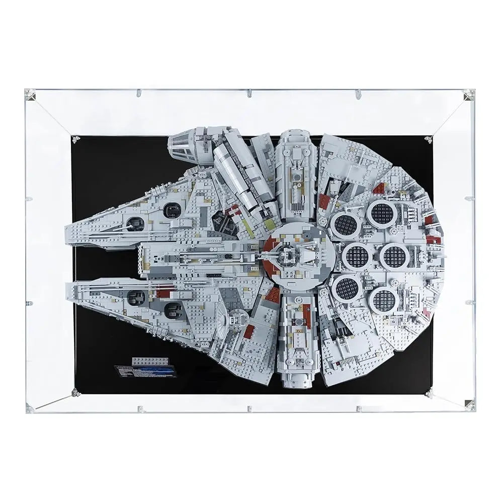 Acrylic Display Case Compatible For Millennium Falcon #75192, Dustproof Display Case (Case Only) ( Sets Are Not Luded)