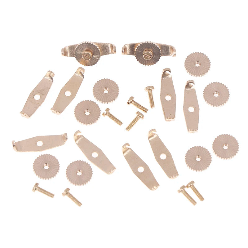 10Pcs Erhu Trimmer Lightweight Fine Tuning String Erhu Fine Tuners Copper Erhu String Adjustment Tools Tuners