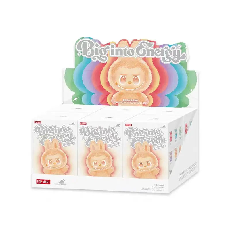 1：1 High Quality Brand New Labubu3.0 Canvas Front High-Energy Series Vinyl Face Plush Blind Box Birthday Gift