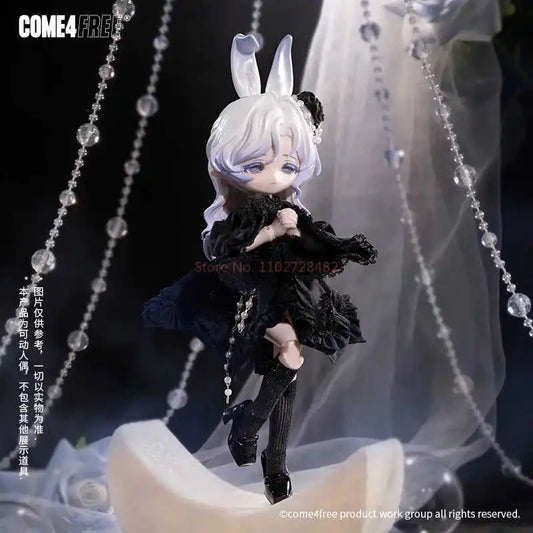 Come4free 1/12 Bjd Blind Box Bonnie Meteorological Star Language Series Kawaii Rabbit Bjd Decora  Articulated Action Figure Toys