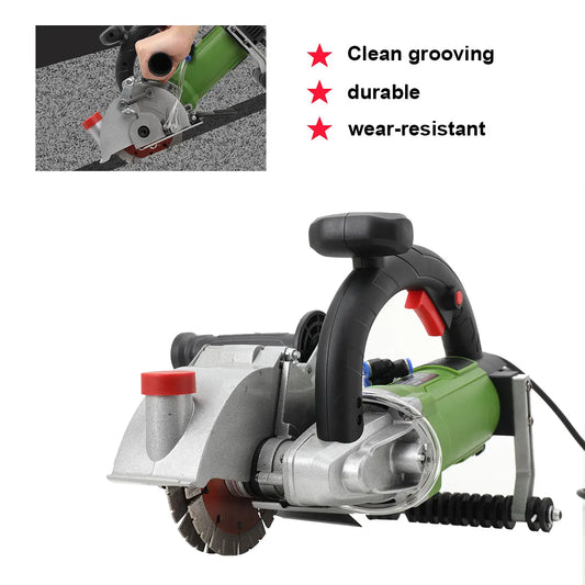 Electric Wall Chaser Groove Cutting Machine Slotting Steel Concrete Cutting 110V