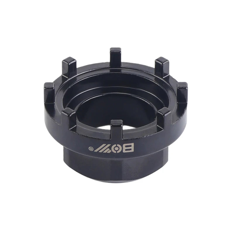 8 Teeth Fitting Chainring Lockring Removal Sleeve Eight Notch Tool Bicycle Drive-side Bottom Bracket For Install E-Bike