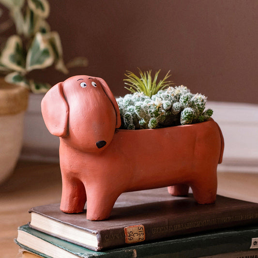 Fashion Personality Cute Pet And Animal Flowerpot