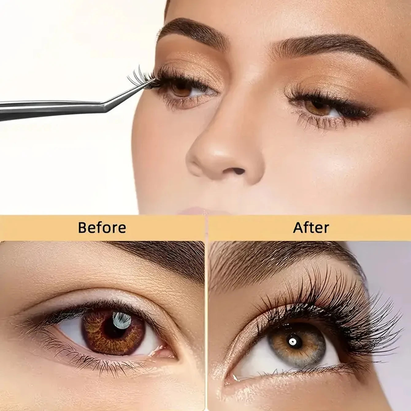 200pcs Individual DIY Eyelash Soft, Natural Look, 9-16mm, Beginner-Friendly & Reusable, Cat Eye Style, 0.07mm Thickness