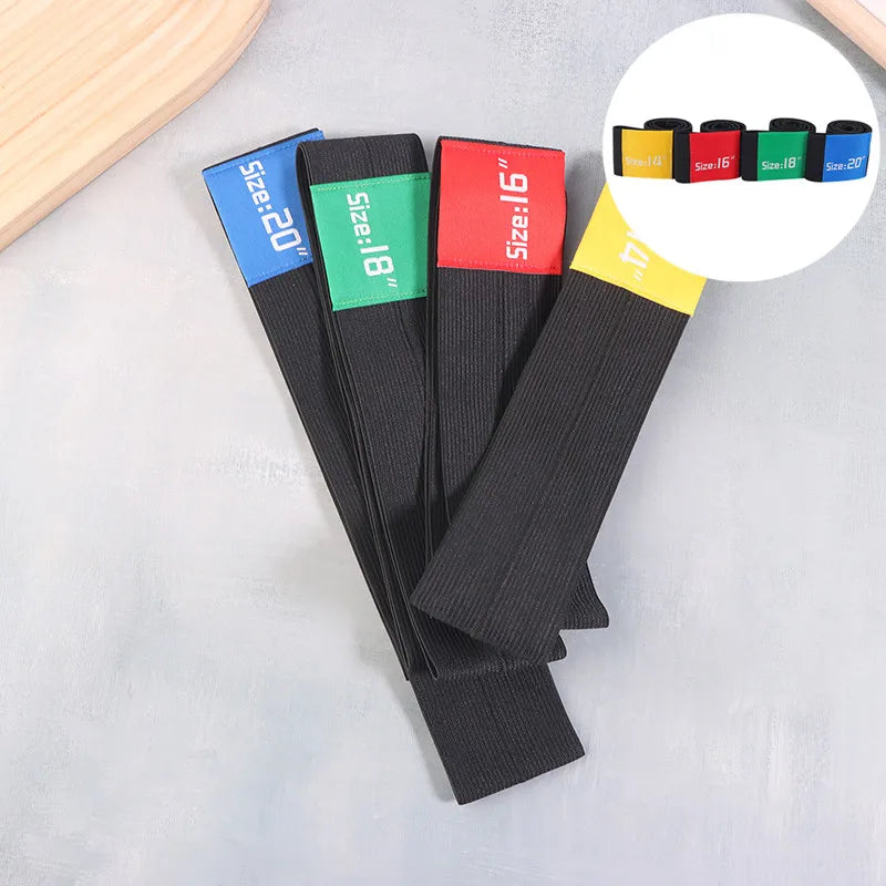 1Pieces 12in/14in/16in/18in/20in Elastic Belt Dampener Drumming Practice Pad Cymbal Mute Practice Silencer Belt Drum Kit Parts