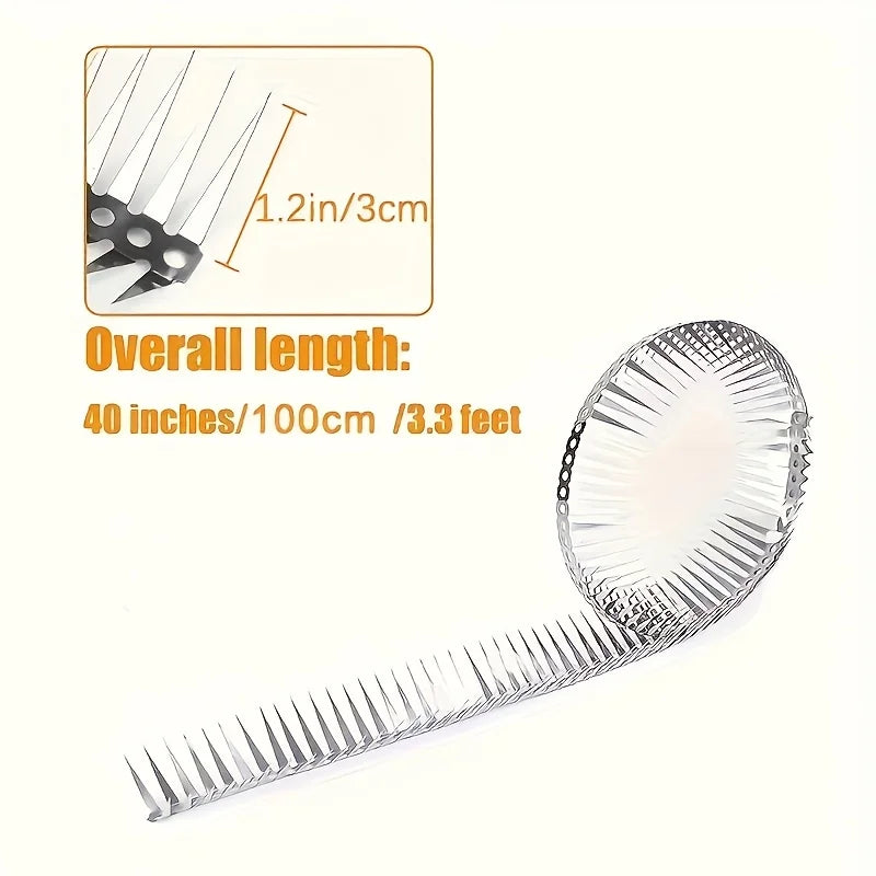 1PC stainless steel bird protection device, used for rodent prevention in air conditioning ducts and automobiles