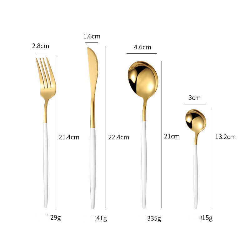 4-piece Stainless Steel Western Cutlery Set