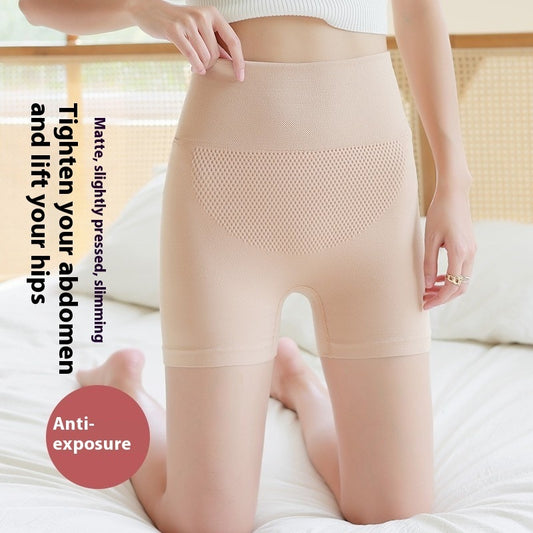 Belly Contracting Safety Pants Thin Anti-exposure Non-curling