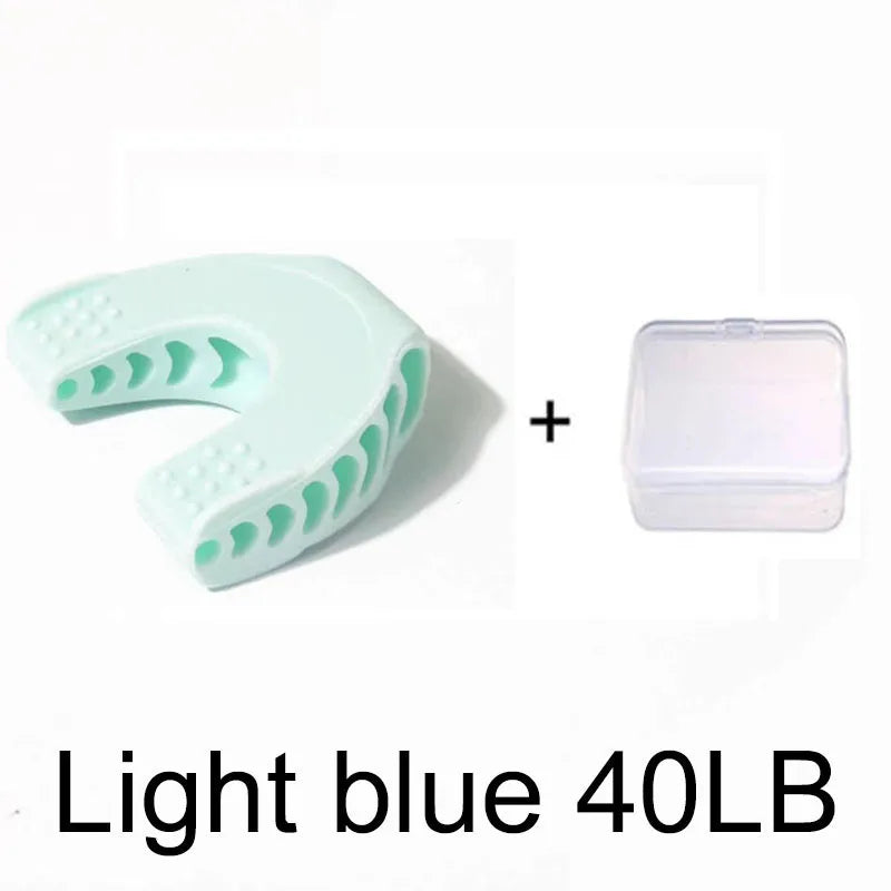 40/50/60LBS Silicone U Shape Jaw Line Exerciser Face Facial Muscle Trainer Neck Toning Jawline Jaw Chew Double Chin Reducer