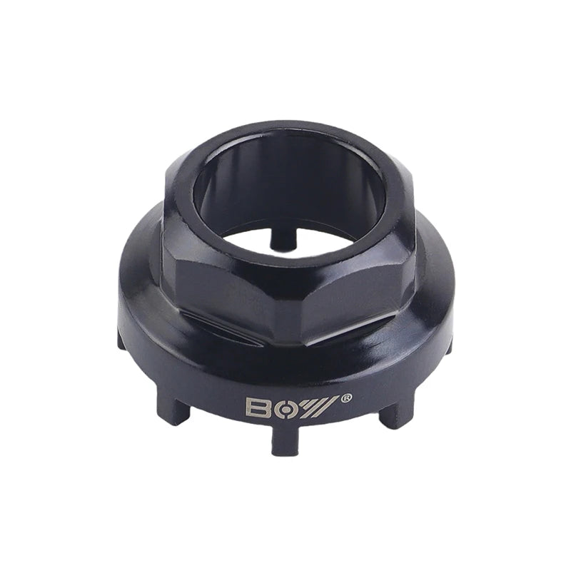 8 Teeth Fitting Chainring Lockring Removal Sleeve Eight Notch Tool Bicycle Drive-side Bottom Bracket For Install E-Bike