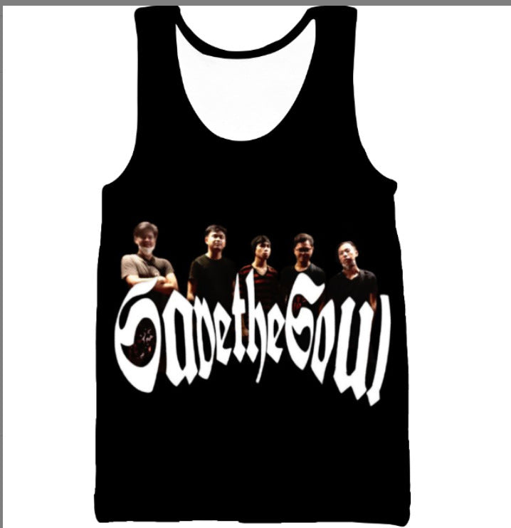 Digital Printing Men's Casual Breathable Short-sleeved Vest