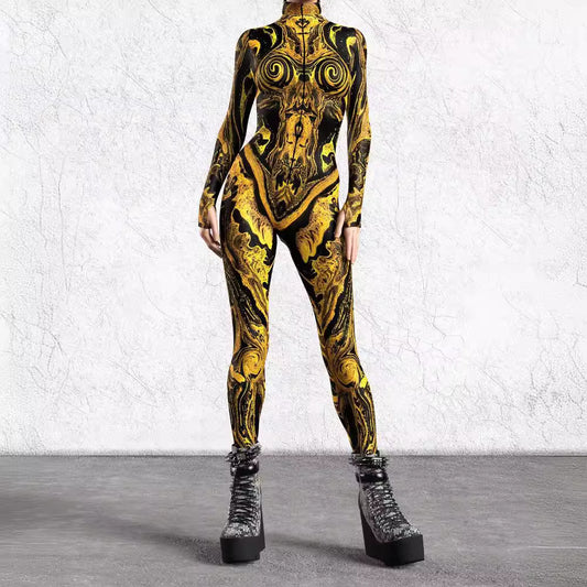3D Digital Printing Cosplay One-piece Play Costume