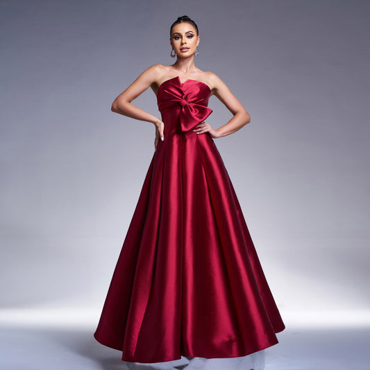 Elegant Long Banquet Bridesmaid Dress Women