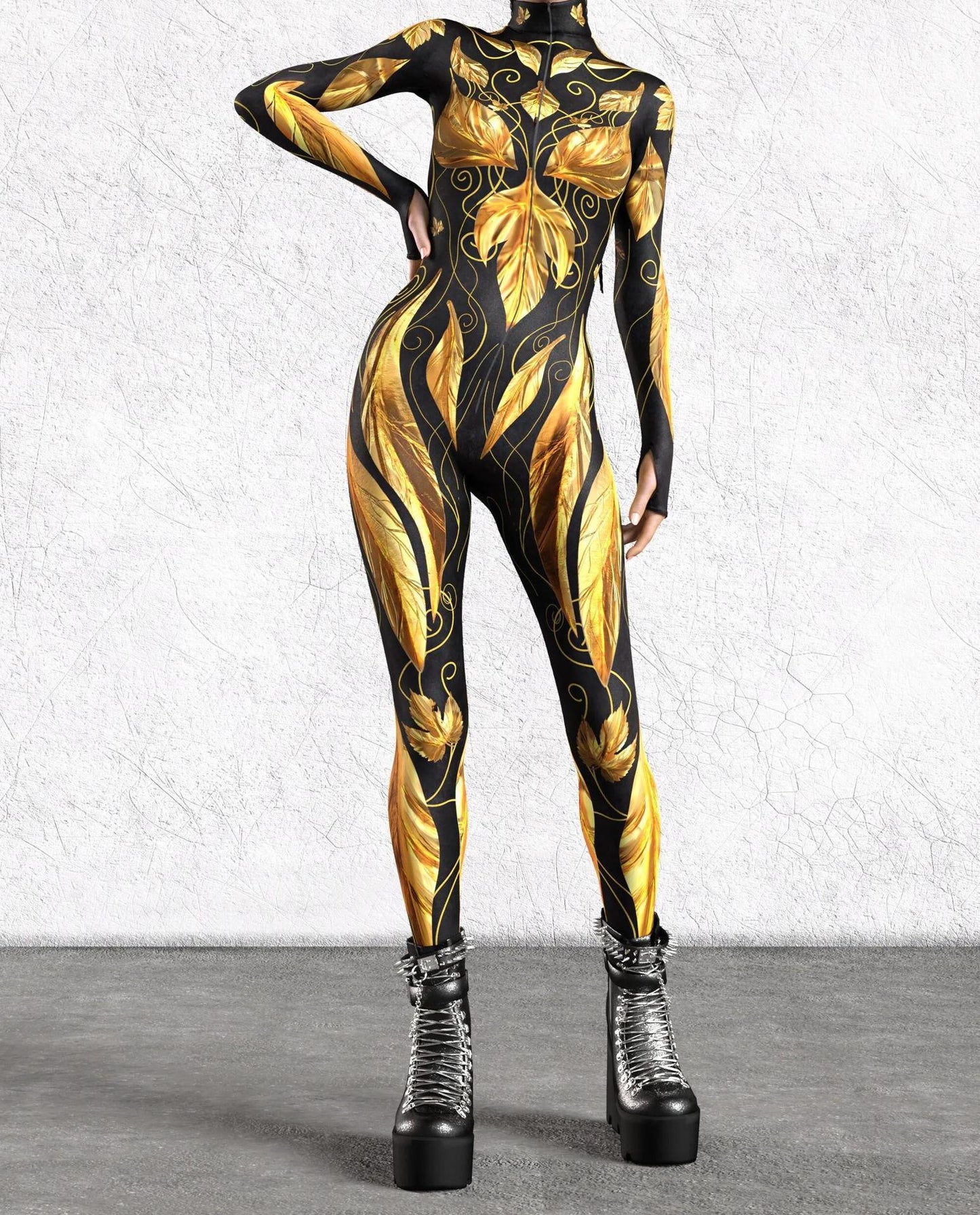 3D Digital Printing Cosplay One-piece Play Costume