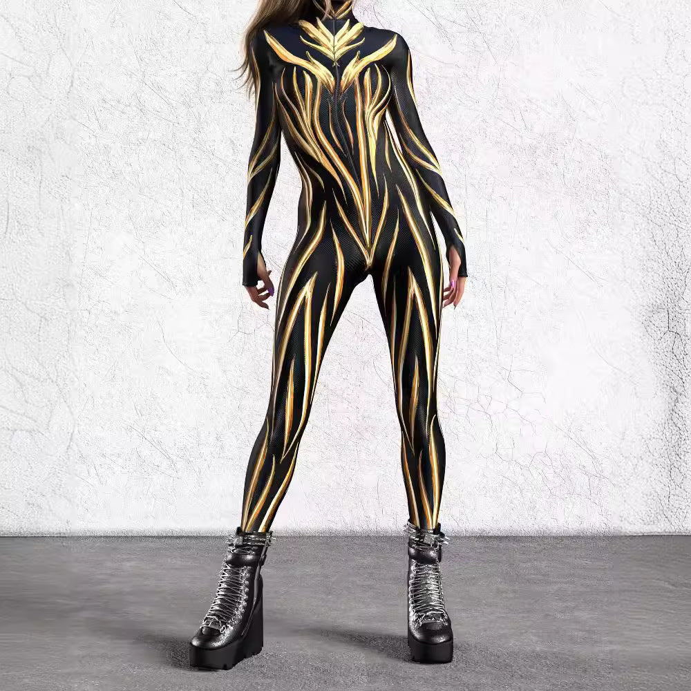 3D Digital Printing Cosplay One-piece Play Costume
