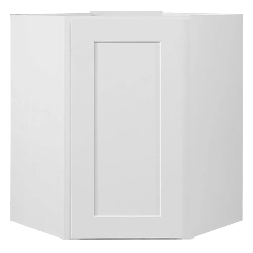 Brookings Shaker Unassembled Corner Wall Kitchen Cabinet Wac2430, 24 W X 12 D X 30 H, Painted White, Solid Wood, , 561779