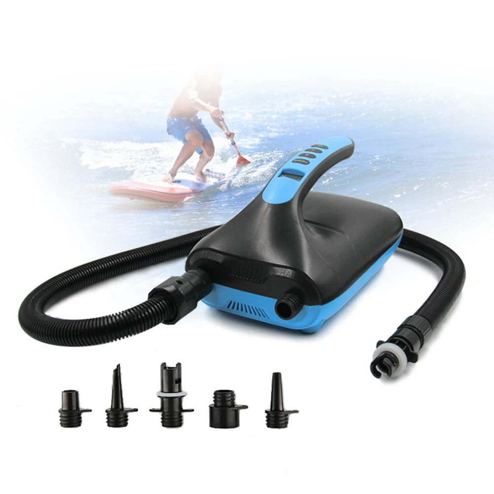 20PSI Electric Air Pump with Auto Shut Off Stand Up Paddle Board Pump Portable Air Compressor for Inflatables Kayaks Boats