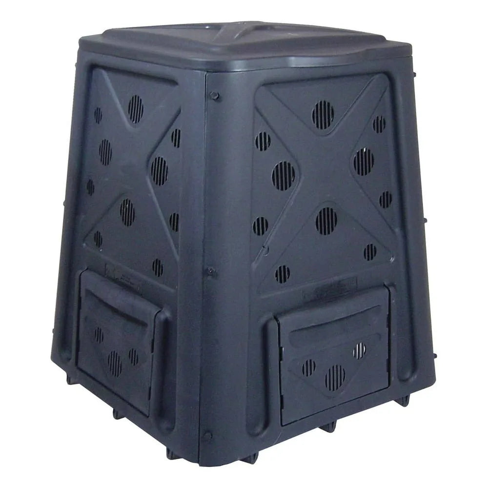 65 Gallon Bla Plastic Compost Bin With Air Vents