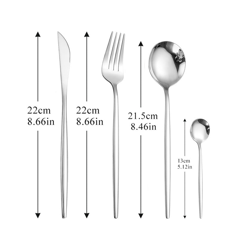 4-piece Stainless Steel Western Cutlery Set