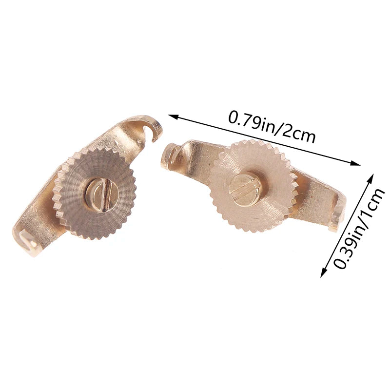 10Pcs Erhu Trimmer Lightweight Fine Tuning String Erhu Fine Tuners Copper Erhu String Adjustment Tools Tuners