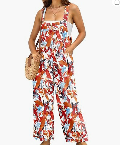 Casual Loose Jumpsuit With Pockets
