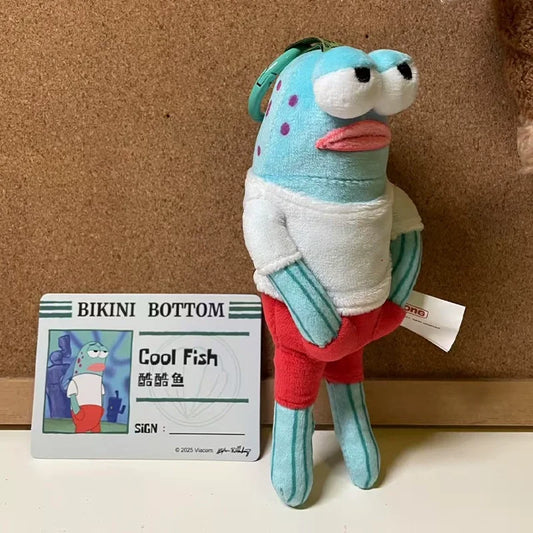 Beechburg Lie Flat Fish Trendy Blind Box Cute Backpack Decorations Stuffed Toys For Fans Collectible Plushies Online Drawbox