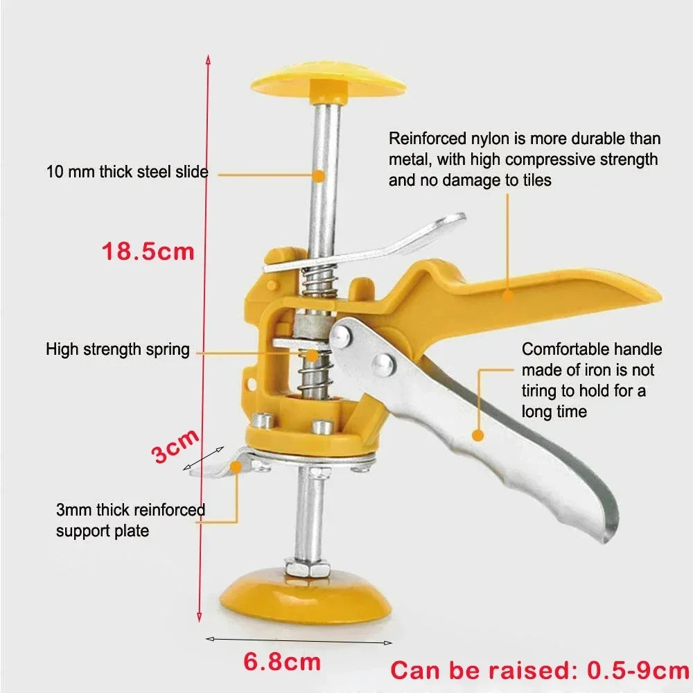 1-6Pcs Wall Tile Height Adjust Elevating Construction Regulator Adjustable Locator For Wall Tile Leveling Fixing Systeam