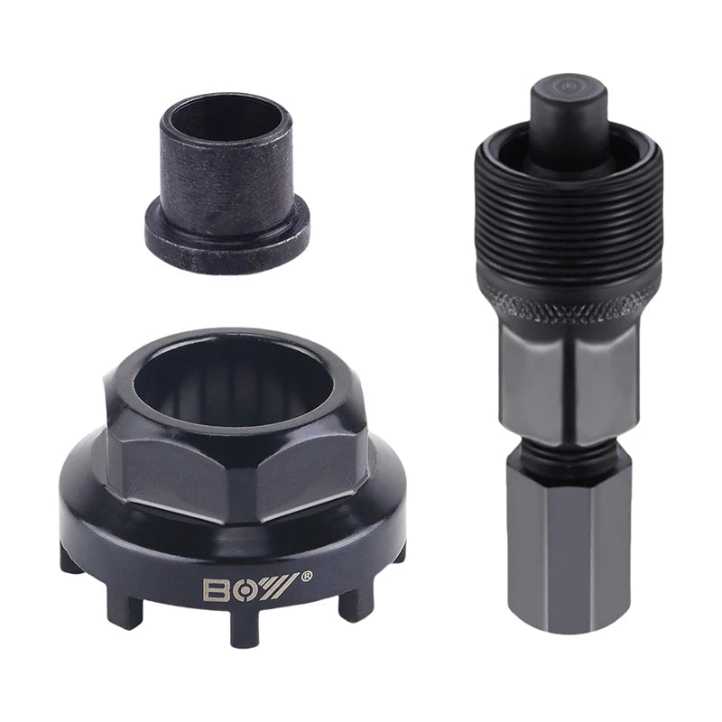8 Teeth Fitting Chainring Lockring Removal Sleeve Eight Notch Tool Bicycle Drive-side Bottom Bracket For Install E-Bike