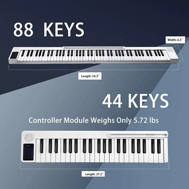 2025 Portable Splicing Midi Controller Keyboard Electric Piano Digital 88 Keys Piano Music
