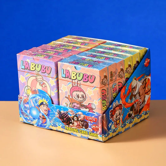 2025 Labubu Laser Card Game Cards Rare Cards Blind Box Cute Anime Game Collectibles Card Children Birthday Gift Trendy Play Toy